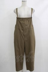 Jane Marple Dans Le Salon / テーパードサロペットパンツ  カーキ H-25-10-22-1043-JM-PA-KB-ZH