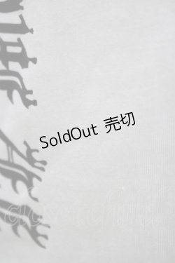 画像4: HELL CAT PUNKS / バイカラーロングTシャツSKULL F 黒×白 H-25-10-22-1049-PU-TO-KB-ZT388