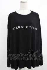 NieR Clothing / COTTON LONG CUTSEW  黒 H-25-10-22-1050-PU-TO-KB-ZH
