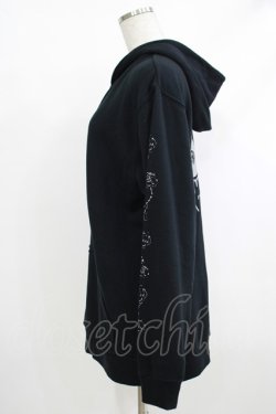 画像2: NieR Clothing / プリントプルパーカー  黒 H-25-10-22-1052-PU-TO-KB-ZH