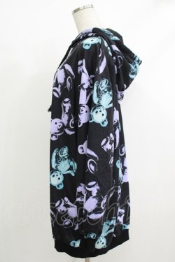 画像2: Drug Honey / スケルトンテディプルパーカー  黒 H-25-10-22-1054-PU-TO-KB-ZH