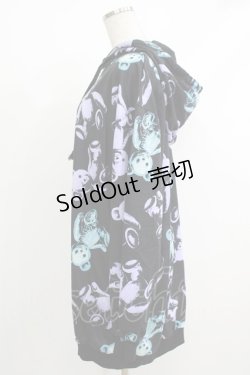 画像2: Drug Honey / スケルトンテディプルパーカー  黒 H-25-10-22-1054-PU-TO-KB-ZH