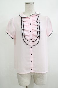 MILK / ROMANTIC ブラウス  ピンク H-25-10-22-1057-ML-BL-KB-ZT1208H