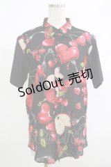 MILKBOY / ラブベリーシャツ  ブラック H-25-10-22-1058-MB-BL-KB-ZH