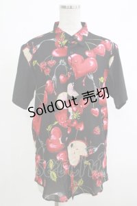 MILKBOY / ラブベリーシャツ  ブラック H-25-10-22-1058-MB-BL-KB-ZH