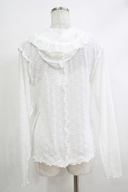 画像3: merry jenny / フードレースtops  オフホワイト H-25-10-22-1059-LO-TO-KB-ZH