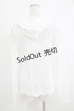 画像3: merry jenny / フードレースtops  オフホワイト H-25-10-22-1059-LO-TO-KB-ZH