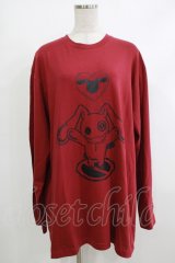 NieR Clothing / COTTON LONG CUTSEW XL エンジ H-25-10-22-1063-PU-TO-KB-ZH