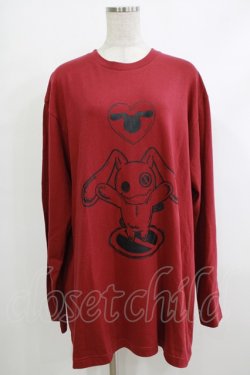 画像1: NieR Clothing / COTTON LONG CUTSEW XL エンジ H-25-10-22-1063-PU-TO-KB-ZH