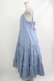 画像2: Jane Marple Dans Le Salon / Typewriter lace tiered dress M ブルー H-25-10-22-1007-JM-OP-KB-ZH (2)