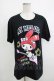 画像1: LISTEN FLAVOR / マイメロディのロックスターTシャツ LL ブラック H-25-10-22-1064-PU-TO-KB-ZH (1)