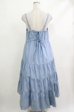 画像3: Jane Marple Dans Le Salon / Typewriter lace tiered dress M ブルー H-25-10-22-1007-JM-OP-KB-ZH