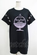 Candy Stripper / CHERRY BOMB CLUB ONE-PIECE  ブラック H-25-10-22-1066-PU-OP-KB-ZH