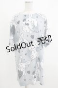 【SALE】MILKBOY / Bunny play Tee XL グレーベース H-25-10-22-1067-MB-TO-KB-ZT388