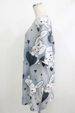 画像2: MILKBOY / Bunny play Tee XL グレーベース H-25-10-22-1067-MB-TO-KB-ZH
