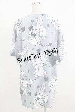 画像3: 【SALE】MILKBOY / Bunny play Tee XL グレーベース H-25-10-22-1067-MB-TO-KB-ZT388