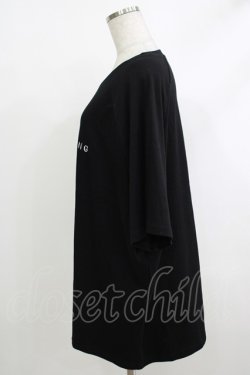 画像2: NieR Clothing / 刺繍COTTON CUTSEW  黒 H-25-10-22-1069-PU-TO-KB-ZH