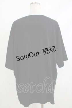 画像3: NieR Clothing / 刺繍COTTON CUTSEW  黒 H-25-10-22-1069-PU-TO-KB-ZT388