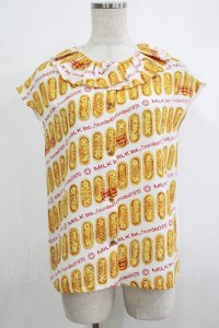 MILK / Biscottiブラウス  プレーンビスケット H-25-10-22-1072-ML-BL-KB-ZH