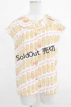 画像1: MILK / Biscottiブラウス  プレーンビスケット H-25-10-22-1072-ML-BL-KB-ZH