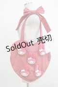 merry jenny / My Melody heart tote bag  レッド H-25-10-22-1074-LO-BG-KB-ZH