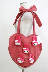 merry jenny / My Melody heart tote bag  レッド H-25-10-22-1074-LO-BG-KB-ZH