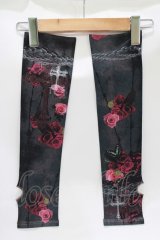 Triple fortune / プリントアームカバー   H-25-10-22-1075-EL-ZA-KB-ZH