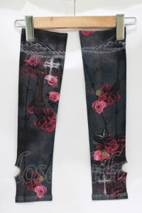 Triple fortune / プリントアームカバー   H-25-10-22-1075-EL-ZA-KB-ZH