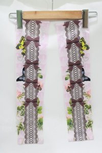 Triple fortune / プリントアームカバー   H-25-10-22-1077-EL-ZA-KB-ZH