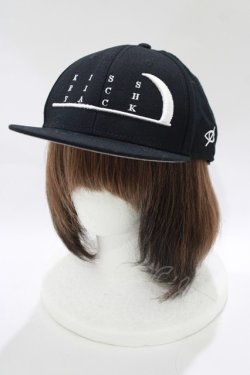 画像1: KRY CLOTHING / 刺繍キャップ  黒 H-25-10-22-1078-EL-AC-KB-ZH