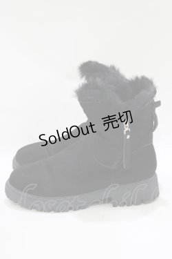 画像2: NieR Clothing / ショートブーツ 38(約24.5〜25cm) ブラック H-25-10-22-1079-PU-SH-KB-ZH