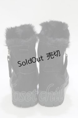 画像3: NieR Clothing / ショートブーツ 38(約24.5〜25cm) ブラック H-25-10-22-1079-PU-SH-KB-ZH