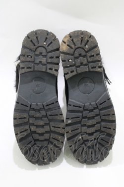 画像4: NieR Clothing / ショートブーツ 38(約24.5〜25cm) ブラック H-25-10-22-1079-PU-SH-KB-ZH