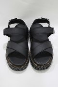 Dr.Martens （Getta Grip） / レザーストラップサンダル UK5(約24cm) ブラック H-25-10-22-1080-PU-SH-KB-ZH