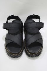 Dr.Martens （Getta Grip） / レザーストラップサンダル UK5(約24cm) ブラック H-25-10-22-1080-PU-SH-KB-ZT-K005