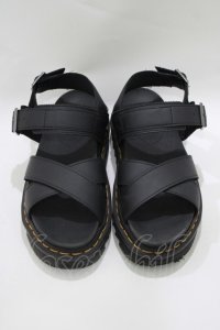 Dr.Martens （Getta Grip） / レザーストラップサンダル UK5(約24cm) ブラック H-25-10-22-1080-PU-SH-KB-ZT-K005