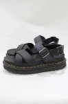 画像2: 【SALE】Dr.Martens （Getta Grip） / レザーストラップサンダル UK5(約24cm) ブラック H-25-10-22-1080-PU-SH-KB-ZTK005 (2)