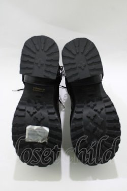 画像4: YOSUKE / 厚底レースアップブーツ 24.5cm 黒 H-25-10-22-1081-PU-SH-KB-ZH