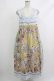 画像1: Jane Marple Dans Le Salon / La fete foraine apron dress M サックス H-25-10-22-1014-JM-OP-KB-ZH (1)