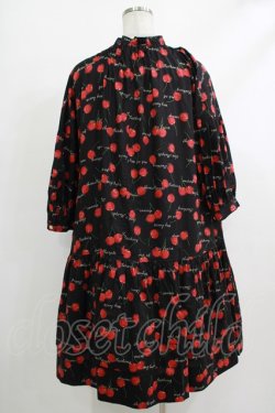 画像3: Jane Marple / Skipping cherriesチュニックドレス M 黒 H-25-10-22-1002-JM-OP-KB-ZH