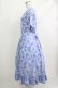 画像2: Jane Marple / Picnic cloth joyfulドレス M ブルー H-25-10-22-1017-JM-OP-KB-ZH (2)