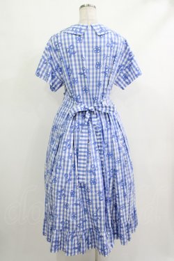 画像3: Jane Marple / Picnic cloth joyfulドレス M ブルー H-25-10-22-1017-JM-OP-KB-ZH