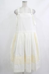 Jane Marple / Winter lace tablier skirt M アイボリー H-25-10-22-1018-JM-SK-KB-ZT213