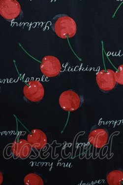 画像4: Jane Marple / Skipping cherriesチュニックドレス M 黒 H-25-10-22-1002-JM-OP-KB-ZH