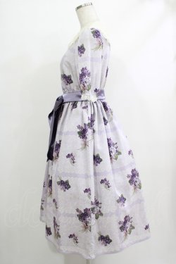 画像2: Melody BasKet / Violet laceスクエアカラーワンピース M バイオレット H-25-10-22-1023-LO-OP-KB-ZH