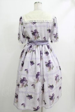 画像3: Melody BasKet / Violet laceスクエアカラーワンピース M バイオレット H-25-10-22-1023-LO-OP-KB-ZH