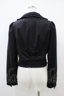 画像2: BPN / バックリボンフリルジャケット  ブラック H-25-10-22-012-GO-JA-KB-ZH