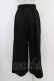 画像2: NieR Clothing / 2WAY SIDE ZIP WIDE PANTS  黒 H-25-10-22-002-PU-PA-KB-ZH (2)
