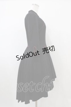 画像3: abilletage / チャイナワンピース  ブラック×レッド H-25-10-22-016-GO-OP-KB-ZH