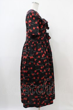 画像3: Jane Marple / Skipping cherriesのリボンドレス  ブラック H-25-10-22-017-JM-OP-KB-ZT061